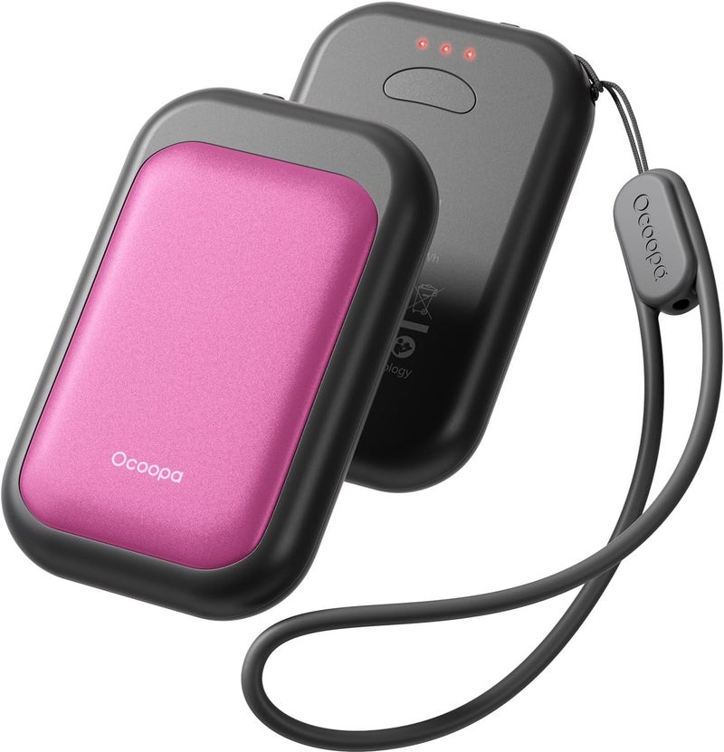 OCOOPA Magnetic Rechargeable Hand Warmers 2 Pack, Card-Style Electric AI Hand Warmers 5000mAh, Pocket Portable Hands Heater, UL Certified, for Men Women, Hunting Essentials, UT4 Young - Image 1